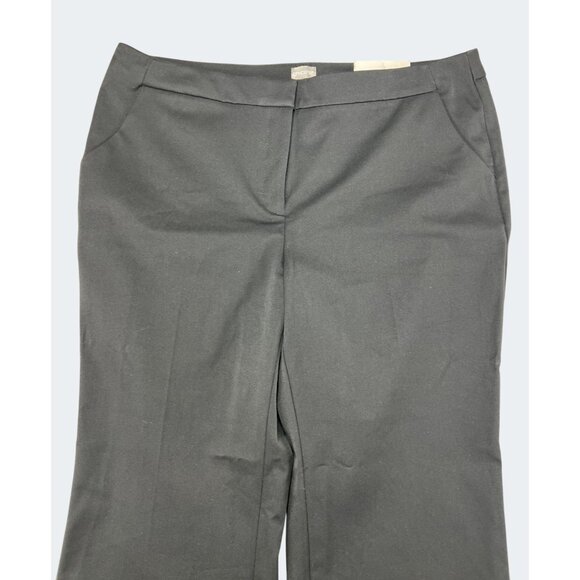 Chicos Womens So Slimming Black Trousers Mid-Rise Straight Fit Size 16P 3P - Picture 8 of 13